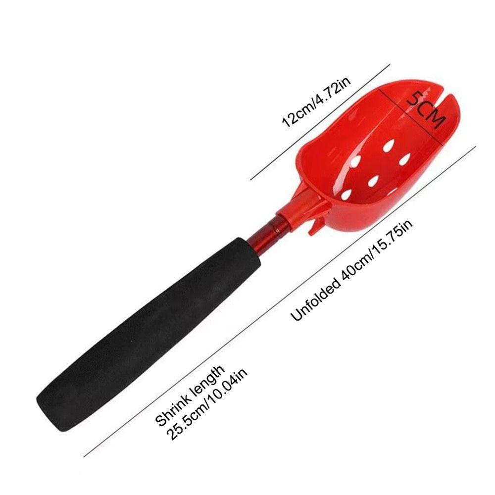 Far Throw Bait Throwing Spoon Telescopic Bait Casting Scoop Fishing Nesting Spoon  Fishing Tools