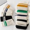 Striped Two Bar Socks Japanese Baseball Socks Basketball Couple Academy Wind Socks Trendy Cotton Sports Men's And Women's Socks