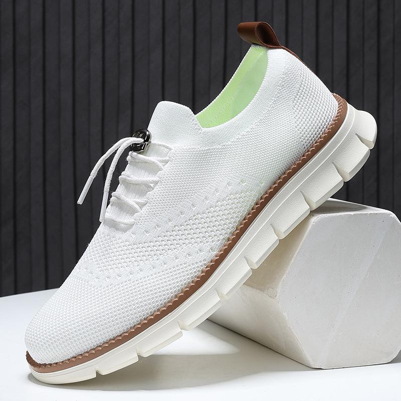 Autumn New Men's Shoes Foreign Trade Fly-woven Breathable Casual Loafers Large Size Outdoor Men's Sports and Leisure Shoes