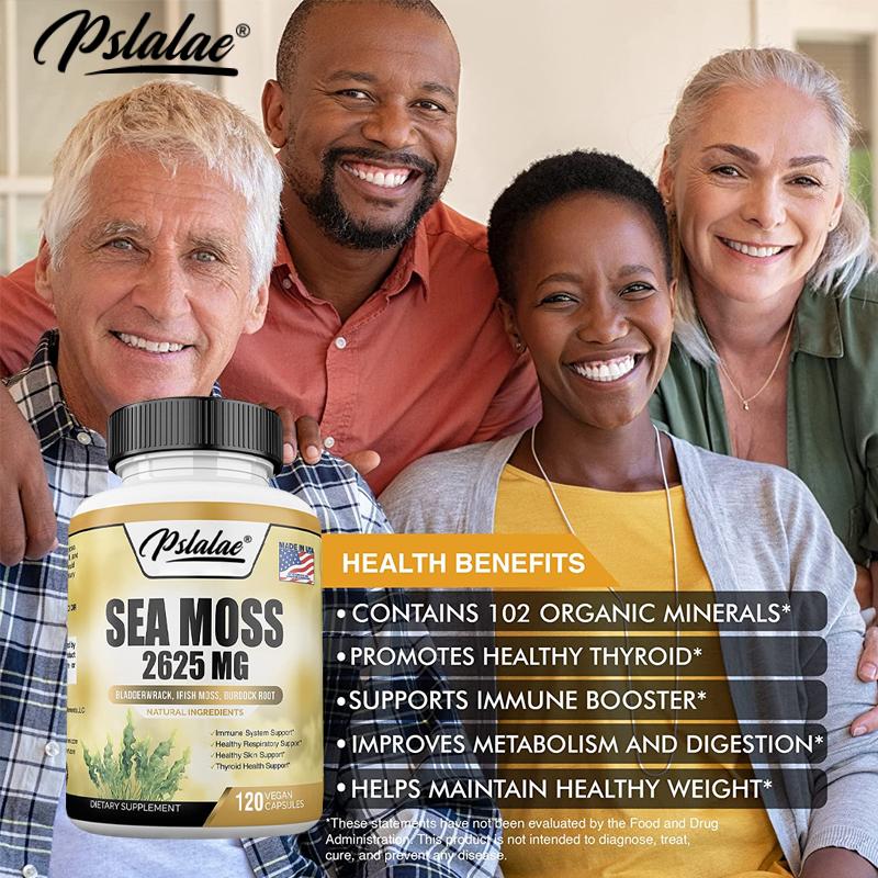 Irish Seaweed Bladder Capsules, thyroid support, digestive health, gluten-free, vegan, suitable for adults.