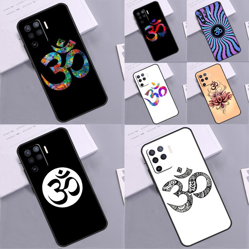 OM Yoga GOA Символ Дзен Чехол для телефона Для Oppo A80 A60 A40 A94 A54 A98 A78 A18 A38 A58 A16 A76 A96 A17 A77 A74 A57S A15
