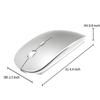 KLO Bluetooth Mouse for MacBookLaptopNotebookPCiPadChromebook, Wireless Mouse for MacBook AirPro (Silver)
