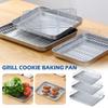 Stainless Steel Wire Rack Square Baking Tray Multipurpose Baking Pan Tray  Cooking Roasting