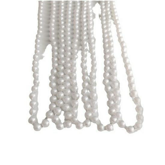 Handmade Beaded Pearl Chain for Wedding Curtains, Clothing, and Doll Accessories