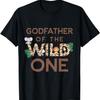 Godfather of The Wild One Animal Safari 1st Birthday Theme T-Shirt