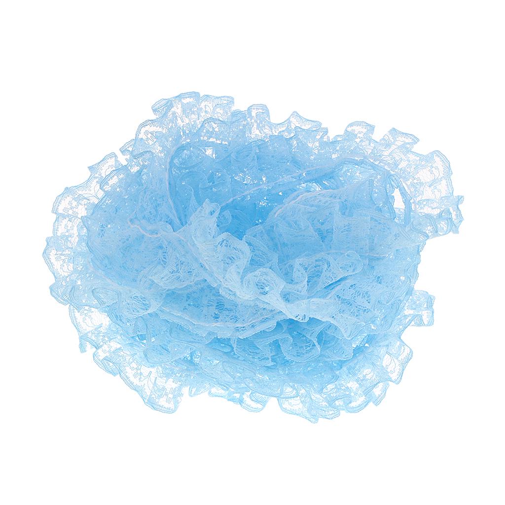 5 Yards Various Colors Ribbon Floral Elastic Lace Trim Handcraft Accessories