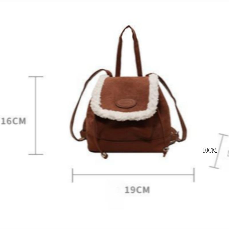 Women Mini Backpack Korean-style Trendy Travel Backpack Schoolbag Retro Fashion Classic Small Backpack