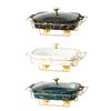 Chafing Dish Rectangular Easy To Use Easy To Clean Warmer Server for Restaurant
