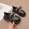 Youth style shoes Girls Soft Sole Loafer Shoes With Lace Bow Detail Toddler Kid Casual Flat Fall
