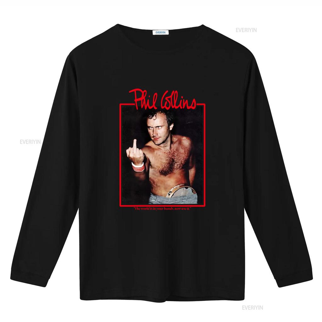 Vintage 90s Phil Collins T Shirt Iconic Rock Star Design Perfect for Music Lovers vintage Washed graphic Breathable Comfortable