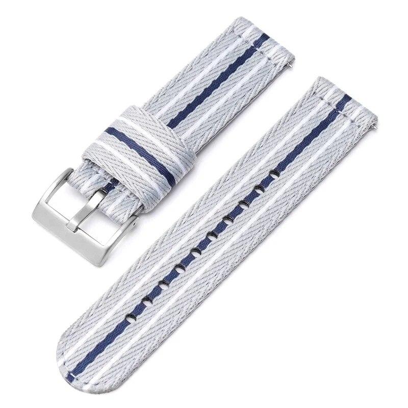 Нейлоновый ремешок для Blancpain x Swatch, пряжка из нержавеющей стали, быстросъемная пряжка в полоску для мужчин и женщин, 20 мм, 22 мм, сменный ремешок для часов