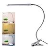 Lixada 10W Eye Protection LED Clamp Clip Light Table Desk Reading Lamp 10-level Brightness Adjustabl