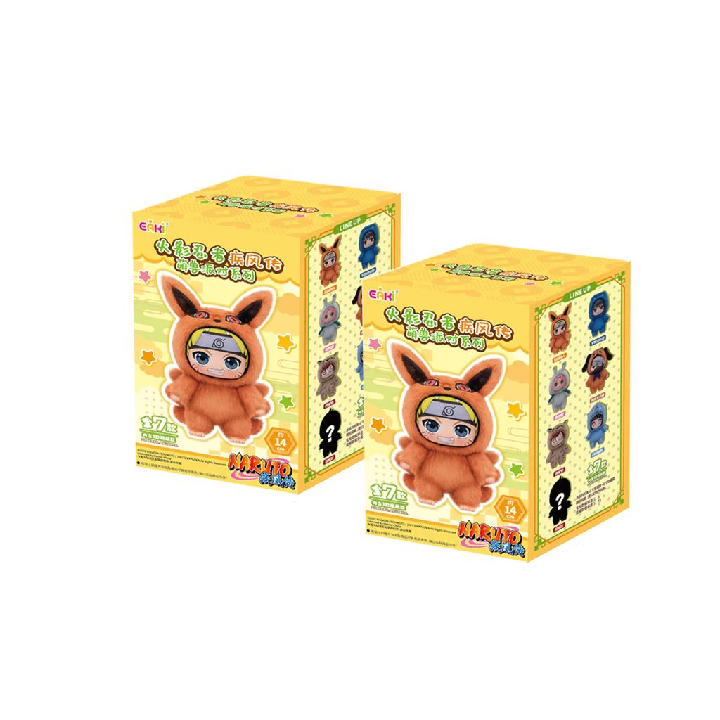Оригинальный EAKI Наруто Blind box Серия Shippuden Party Мягкая плюшевая игрушка Модный орнамент Коллекционная игрушка Подарки на День рождения Рождество