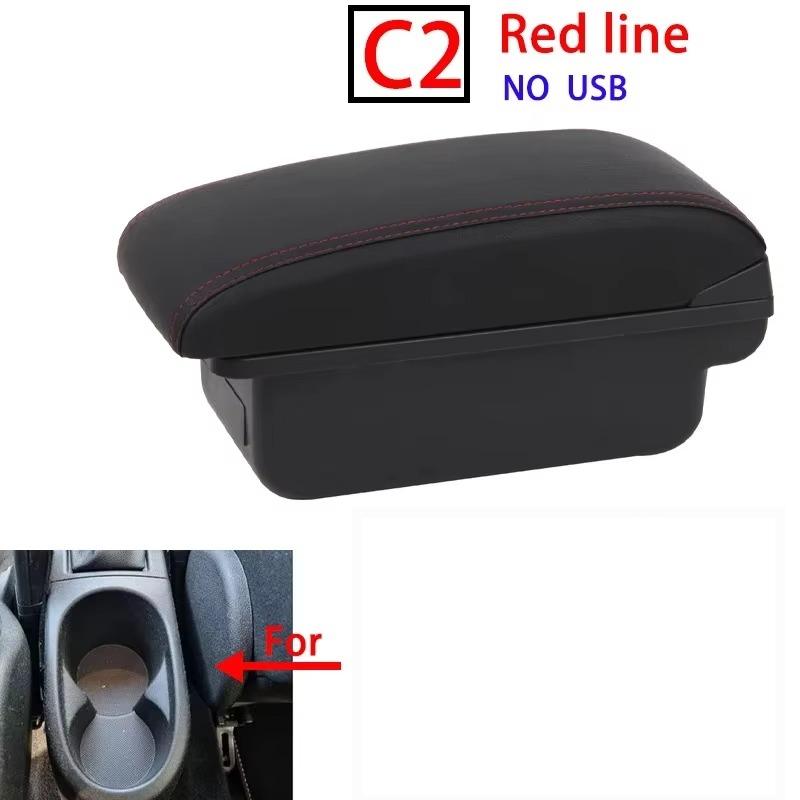 For Opel Corsa E Armrest Box For Corsa E Interior Storage Box Pu Leather Armrest with USB Car Accessories 2014 2015 2016-2019
