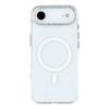JAUCASE For iPhone 17 Air Magnetic Case Clear PC Phone Cover with Rhinestone Lens Frame/AI Button