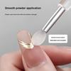 2 шт. Силиконовый стик для стемпинга ногтей, Зеркальная кисть, Порошок с ауророй и блестками, Многофункциональная кисть, Моющиеся инструменты для нейл-арта