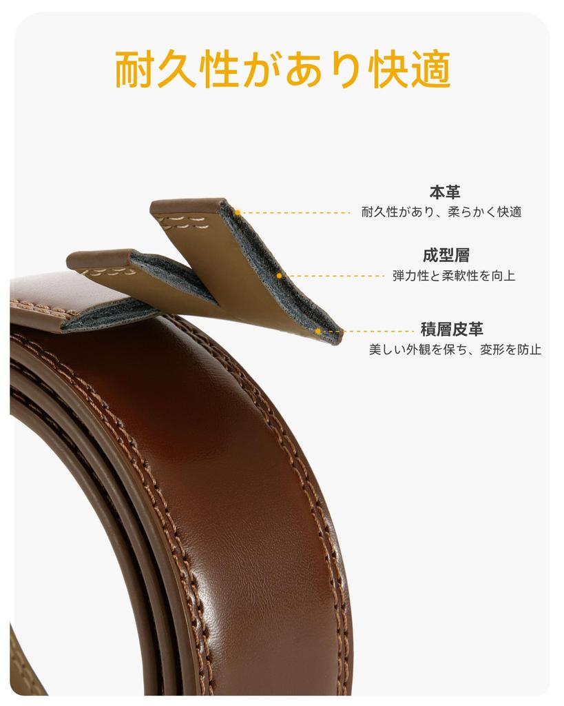 CHAOREN Набор Business Plus Непрерывно Идеальный для Подарка с Коробкой Мужские Двухкомпонентные Ремни, Размеры, Автоматическая Блокировка, Регулируемые, Костюмы, Мужчины,