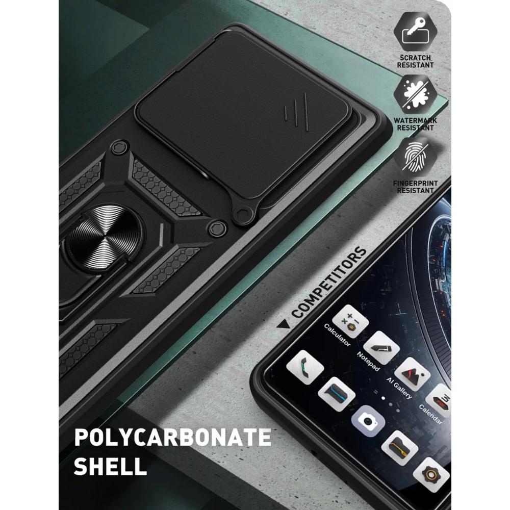 Военный защитный чехол для камеры INFINIX GT 20 Pro GT20 Pro Infinix Note 40 Pro + Note 40 Pro Note40 Hybrid Ring Stand Противоударный чехол