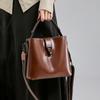 New Style Women's Bag Bucket Bag Fashionable Versatile Shoulder Bag Women's Commuting Handbag Bag