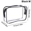 Transparent Cosmetic Bag Pvc Women Zipper Clear Makeup Bags Beauty Case Travel Make Up Organizer Storage Bath Toiletry Wash Bag