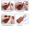 Geely Key Case Genuine Leather for Xingyue, Boyue, Galaxy, Xingyuan, Emgrand, Xingrui, Bin Yue, ICON, Bin Rui with Buckle
