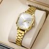 Xiaomi Elegant Square Dial Women Watches Simple Calendar Quartz Wristwatches Reloj Mujer Girls Clock Gift (Without Box)