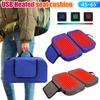 Folding Heating Chair Pad Waterproof Outdoor Camping Seat Cushion USB Power Heating Seat Cushion for Park Stadium Car Travel