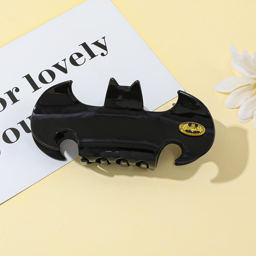 Black Bat Hair Claw Stylish Personality Hair Claw Clamp Secure Hair Updo Hair Clip Gift