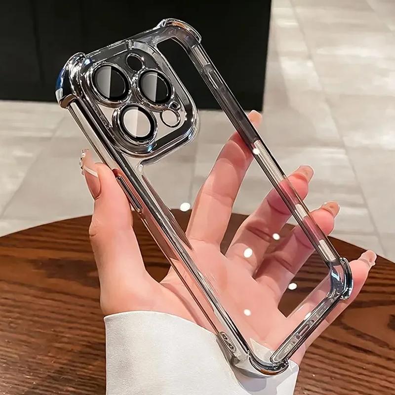 Противоударный чехол с подушкой безопасности и пленкой для объектива для Realme C53 C35 C33 C31 OPPO A93 A96 A97 A57 A58 A72 A35 A55 A56 A57 A17 A9 A5 Reno 6 7 8 9 10 11 12 Pro