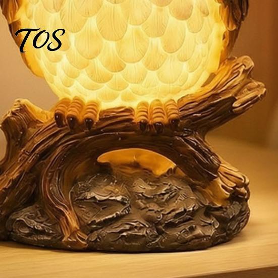 Компактная декоративная лампа для полки 3D Животное Светодиодный ночник, Смола Дельфин Сова Лев Скульптура Настольная Креативный Декор для рабочего стола Офисная лампа, USB