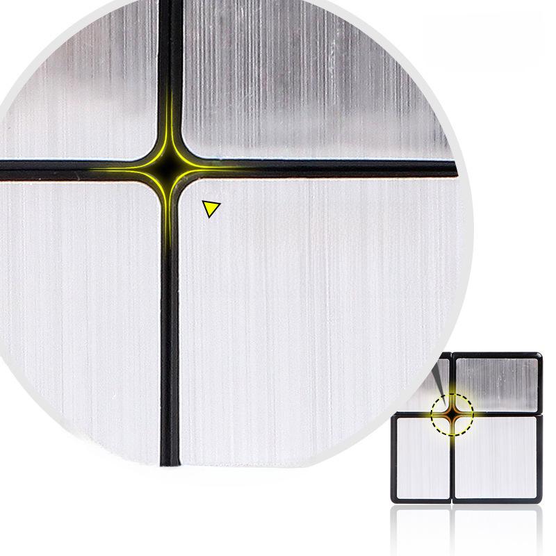 Зеркальный кубик Рубика Qiyi 2x2: Уникальная, креативная головоломка с плавным ходом и приятными ощущениями