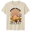 Good Daze Ahead T-Shirt, Retro Butterfly Floral Graphic Tee