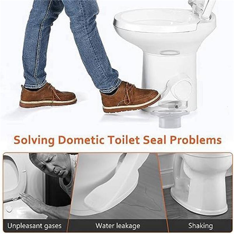 High-Quality RV Toilet Seal & Flange Kit - Perfectly Compatible With RV 300/310/320 Series Toilets Easy To Use-A87Q