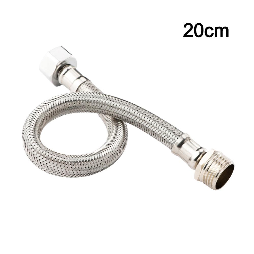 Удлинительная трубка-распылитель из нержавеющей стали длиной 20-200 см, армированный шланг, прочный, гибкий душевой шланг