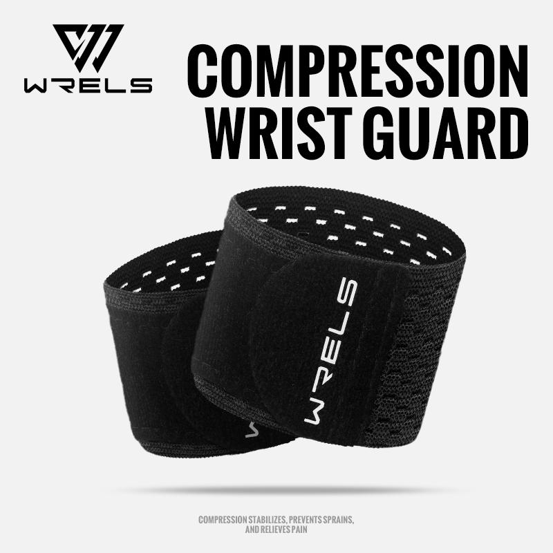 Wrels Wristband Wrapping Compression Sports Elastic Adjustable Wrist Guard Support Basketball Weight Training Wrist Wraps