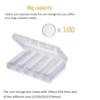 Plastic Protection Boxes Coin Collecting Box Case Coins Storage Capsules Coin Cases Holder