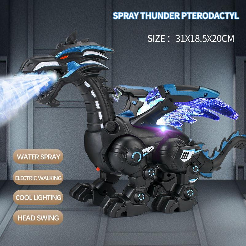 Электрический спрей, дезинфицирующий робот, игрушка-динозавр, подарок на день защиты детей, Монтессори, ходячий птерозавр, звуковая игрушка, робот-спрей, игрушки для детей