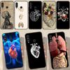 Медицинский чехол с изображением человеческих органов и сердца для Honor 50 8X 9X 10i, чехол для Huawei P30 P40 Lite P50 P20 Pro P Smart 2019 Nova 5T