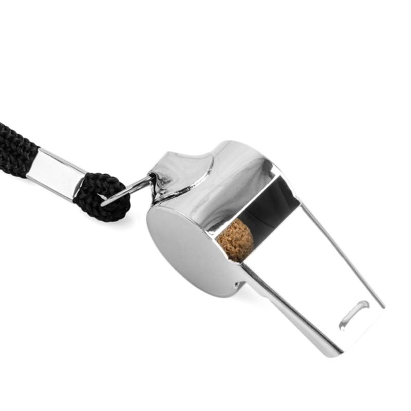 Свисток из нержавеющей стали, свисток для оказания первой помощи, футбол, баскетбол, хоккей, бейсбол, спортивный свисток для рефери, выживание на открытом воздухе