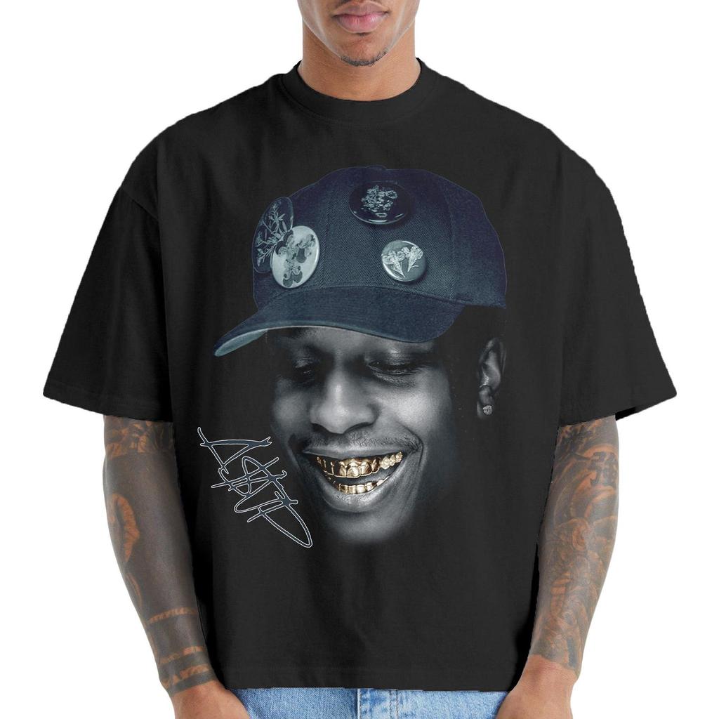 Винтажная футболка ASAP Rocky, графическая футболка ASAP, мерч Rocky, футболка с рэпом, винтаж, унисекс подарок, концертная футболка
