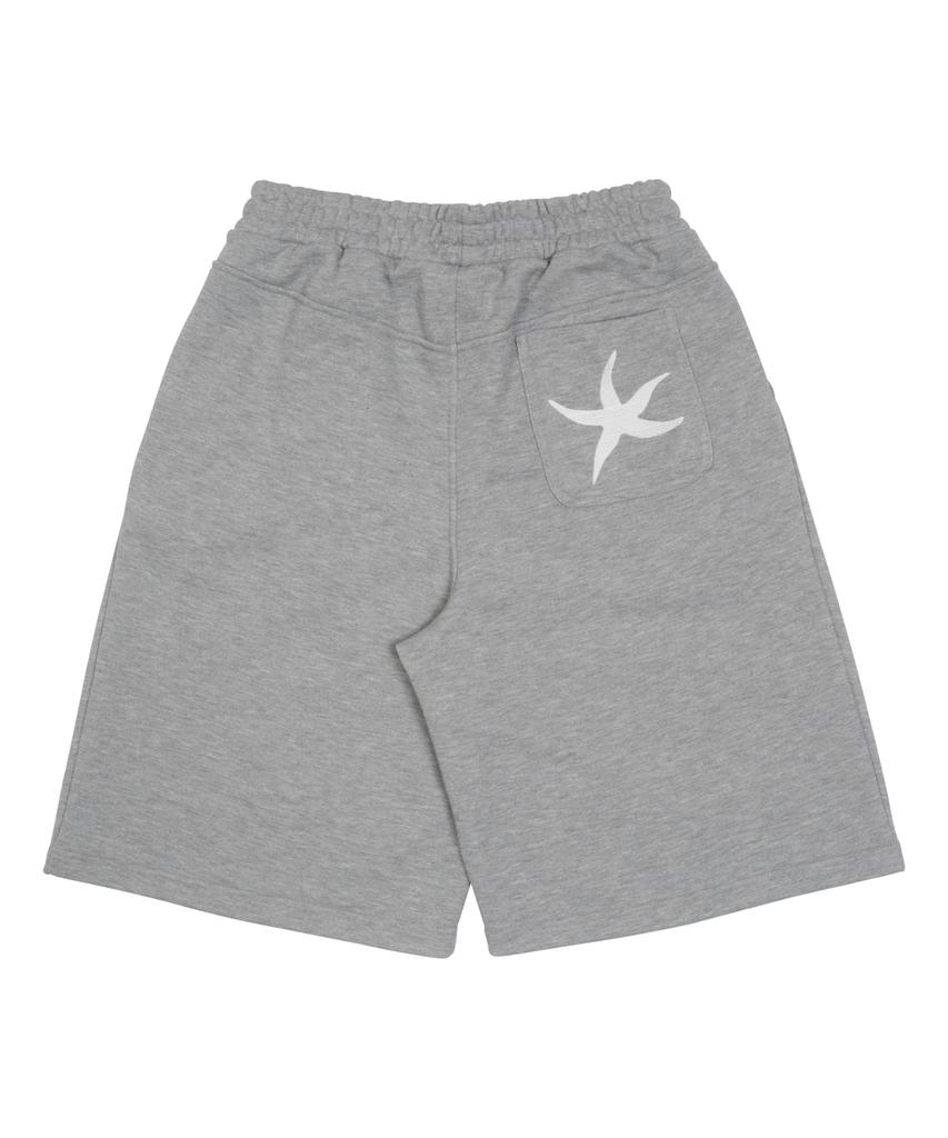 THE COLDEST MOMENT Tcm Back Logo Half Sweat Pants (Grey)