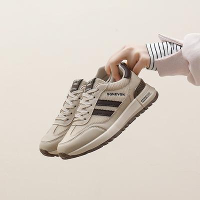 Ins корейская версия новой женской обуви для пап 2025 года, весна, студенческая спортивная обувь для бега на толстой подошве, увеличивающая рост, повседневная обувь для женщин 5999