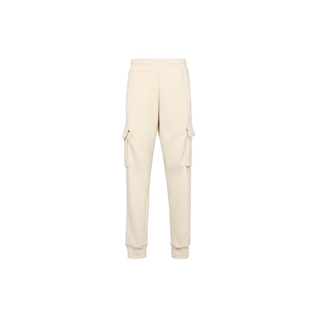 Adidas Originals Casual Pants Men's White Moderate Straight Fit Pants HE6991