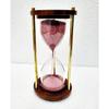 Home Decor Wooden And Brass Sand Timer Hour Glass Sand Glass Clock Ideal For Exercise Tea Making Antique Nautical Décor Theme