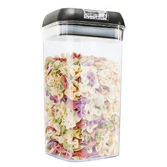 Kitchen Dry Food Dispenser Moisture Proof & Dust-proof Transparent Rice Grain Storage Container Large Capacity Sealed Storage Tank for Flour