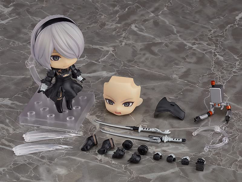 Nendoroid NieR Automata 2B 2 Type Plastic Painted Movable Figure Reissue SE36790 [YoRHa No. B] Non-scale