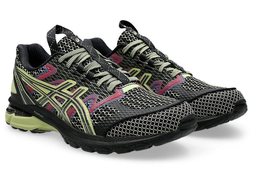1203A394-001 Asics US4-S Gel-Terrain Черный Неоновый Лайм (Мужской)