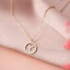 Niche Design Sense Dolphin Tail Clavicle Chain Round Mermaid Tail Cute Jewelry Women Temperature Trend