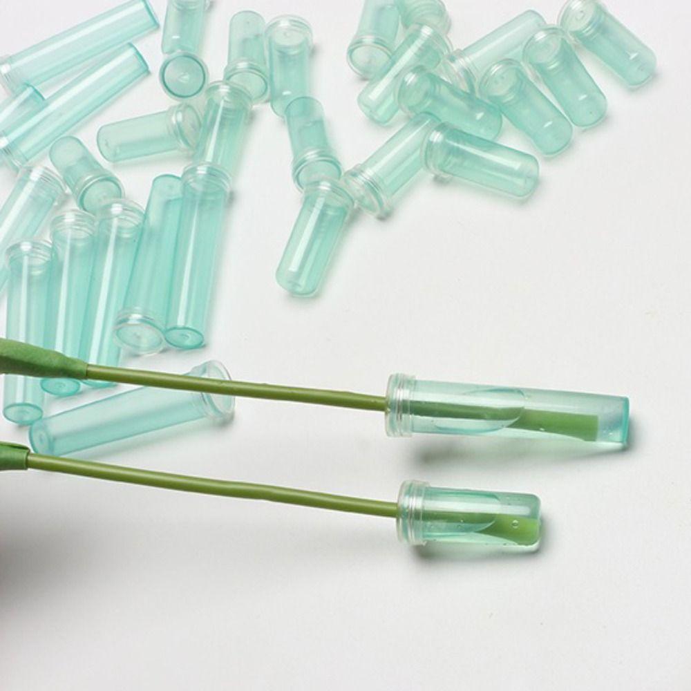 Прозрачная трубка для хранения свежей цветочной воды 4 см/7 см, упаковочные материалы для цветов