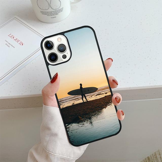 Летний пляжный чехол для телефона с изображением серфборда для iPhone 17 Air 14 15 16 16e 13 12 Max Чехол для iPhone 17 Air 14 11 Pro Max Plus